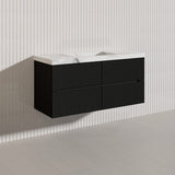 Lukka Cabarita 1200mm Modern Wall Hung Vanity PVC Single/Double Bowls Cabinet Variant Colour Available