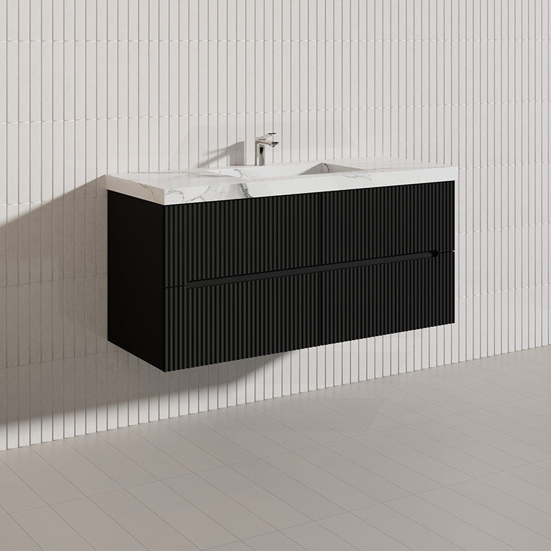 Lukka Cabarita 1200mm Modern Wall Hung Vanity PVC Single/Double Bowls Cabinet Variant Colour Available