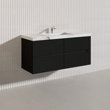 Lukka Cabarita 1200mm Modern Wall Hung Vanity PVC Single/Double Bowls Cabinet Variant Colour Available