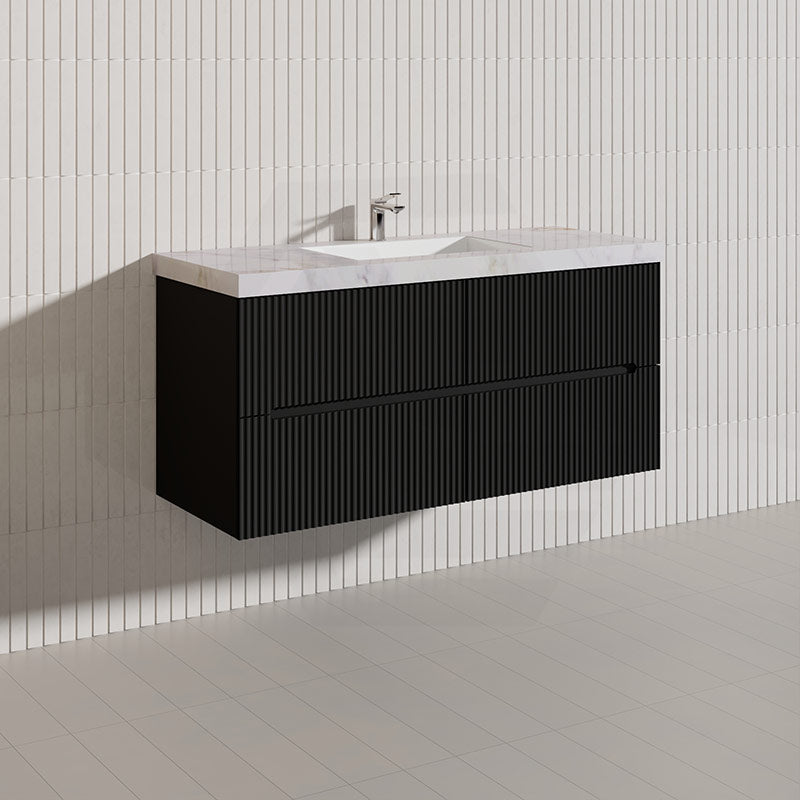 Lukka Cabarita 1200mm Modern Wall Hung Vanity PVC Single/Double Bowls Cabinet Variant Colour Available