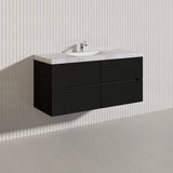 Lukka Cabarita 1200mm Modern Wall Hung Vanity PVC Single/Double Bowls Cabinet Variant Colour Available