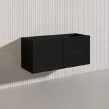 Lukka Cabarita 1200mm Modern Wall Hung Vanity PVC Single/Double Bowls Cabinet Variant Colour Available