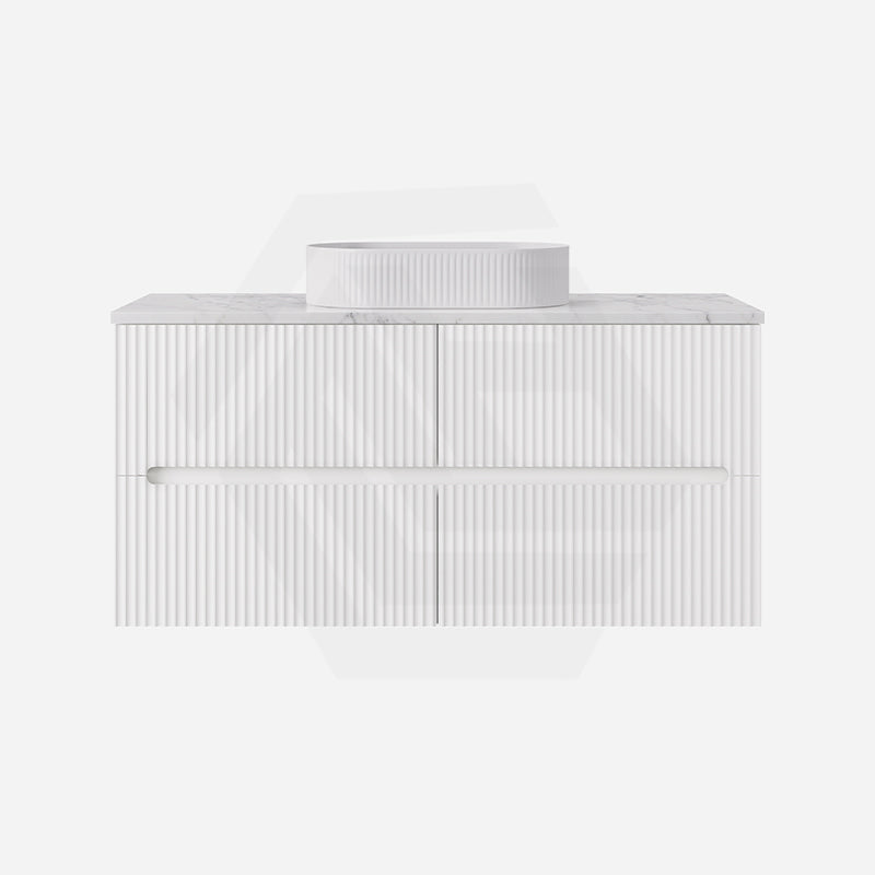 Lukka Cabarita 1200mm Modern Wall Hung Vanity PVC Single/Double Bowls Cabinet Variant Colour Available