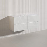 Lukka Cabarita 1200mm Modern Wall Hung Vanity PVC Single/Double Bowls Cabinet Variant Colour Available