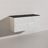 Lukka Cabarita 1200mm Modern Wall Hung Vanity PVC Single/Double Bowls Cabinet Variant Colour Available