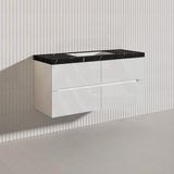 Lukka Cabarita 1200mm Modern Wall Hung Vanity PVC Single/Double Bowls Cabinet Variant Colour Available