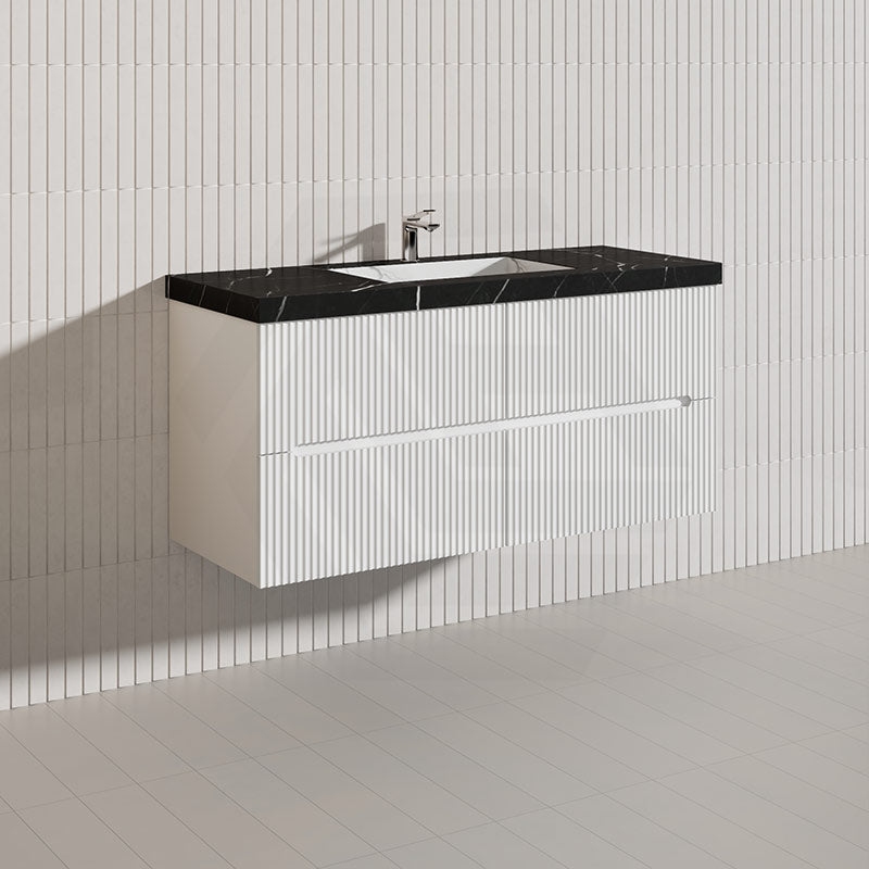 Lukka Cabarita 1200mm Modern Wall Hung Vanity PVC Single/Double Bowls Cabinet Variant Colour Available