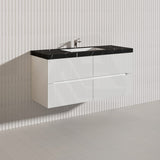 Lukka Cabarita 1200mm Modern Wall Hung Vanity PVC Single/Double Bowls Cabinet Variant Colour Available