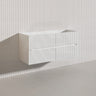 Lukka Cabarita 1200mm Modern Wall Hung Vanity PVC Single/Double Bowls Cabinet Variant Colour Available