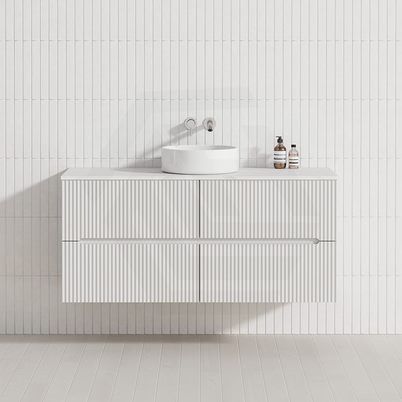 Lukka Cabarita 1200mm Modern Wall Hung Vanity PVC Single/Double Bowls Cabinet Variant Colour Available