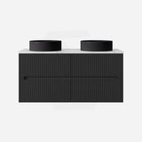Lukka Cabarita 1200mm Modern Wall Hung Vanity PVC Single/Double Bowls Cabinet Variant Colour Available