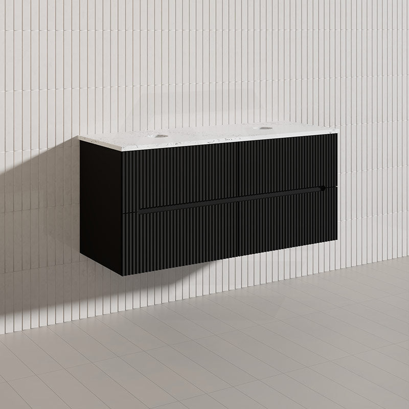 Lukka Cabarita 1200mm Modern Wall Hung Vanity PVC Single/Double Bowls Cabinet Variant Colour Available