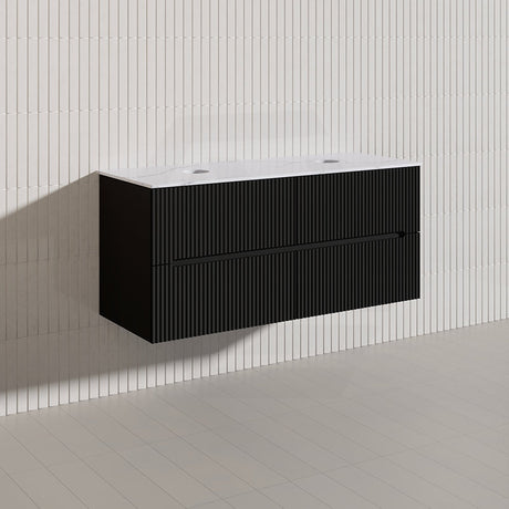 Lukka Cabarita 1200mm Modern Wall Hung Vanity PVC Single/Double Bowls Cabinet Variant Colour Available