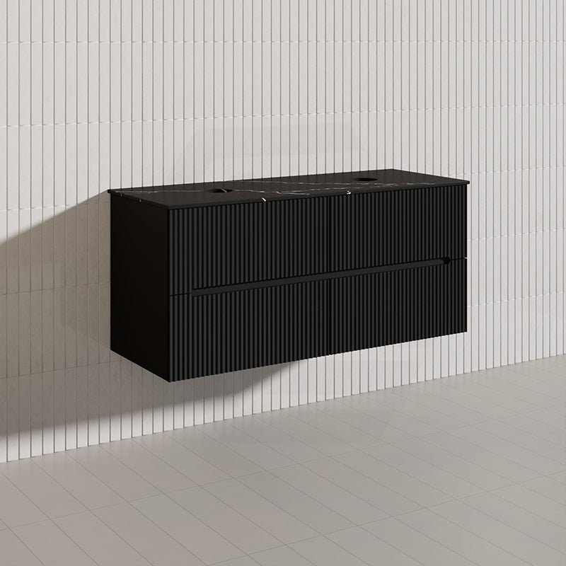 Lukka Cabarita 1200mm Modern Wall Hung Vanity PVC Single/Double Bowls Cabinet Variant Colour Available