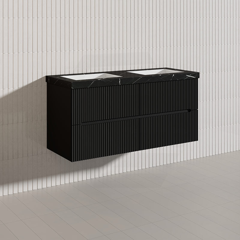 Lukka Cabarita 1200mm Modern Wall Hung Vanity PVC Single/Double Bowls Cabinet Variant Colour Available