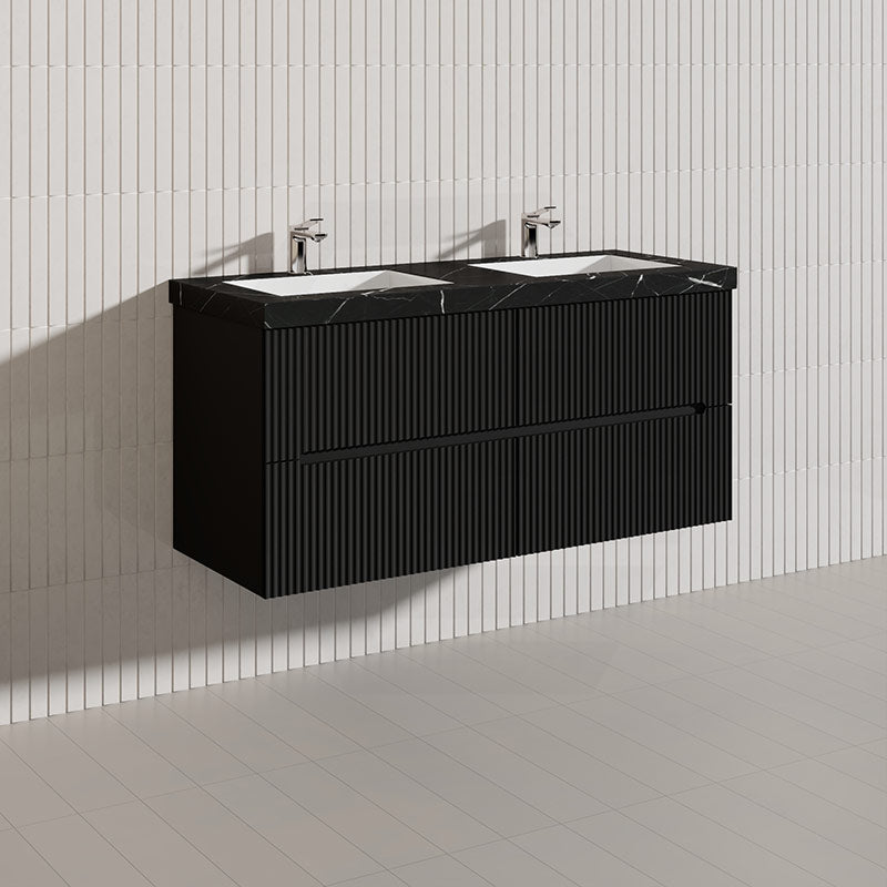 Lukka Cabarita 1200mm Modern Wall Hung Vanity PVC Single/Double Bowls Cabinet Variant Colour Available