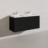 Lukka Cabarita 1200mm Modern Wall Hung Vanity PVC Single/Double Bowls Cabinet Variant Colour Available