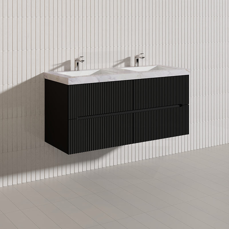 Lukka Cabarita 1200mm Modern Wall Hung Vanity PVC Single/Double Bowls Cabinet Variant Colour Available