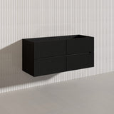 Lukka Cabarita 1200mm Modern Wall Hung Vanity PVC Single/Double Bowls Cabinet Variant Colour Available