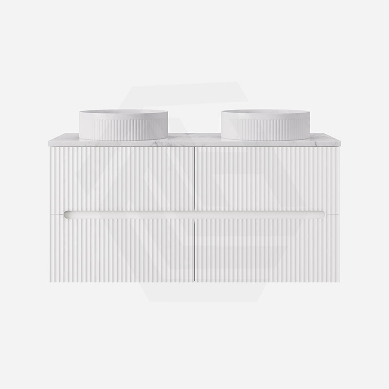 Lukka Cabarita 1200mm Modern Wall Hung Vanity PVC Single/Double Bowls Cabinet Variant Colour Available
