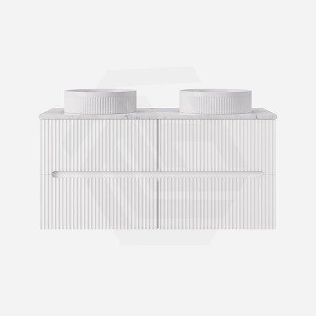 Lukka Cabarita 1200mm Modern Wall Hung Vanity PVC Single/Double Bowls Cabinet Variant Colour Available