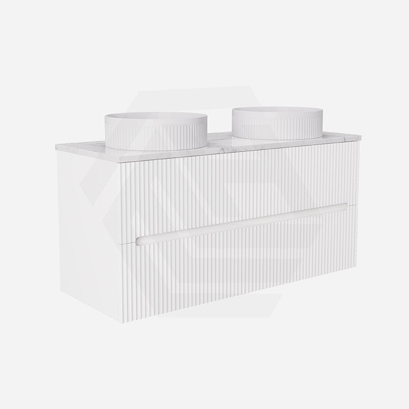 Lukka Cabarita 1200mm Modern Wall Hung Vanity PVC Single/Double Bowls Cabinet Variant Colour Available
