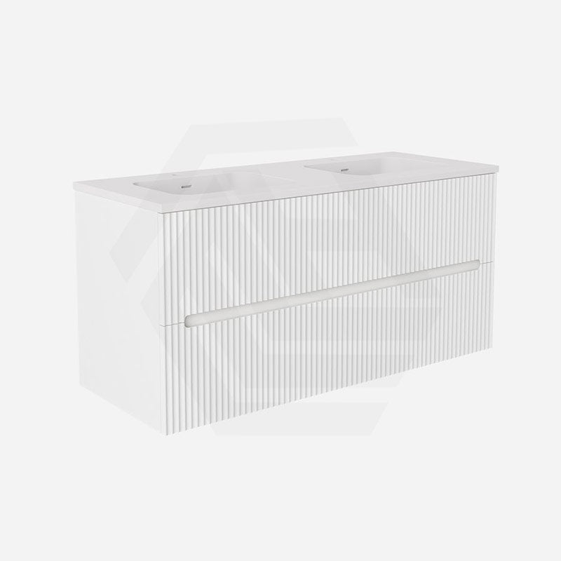 Lukka Cabarita 1200mm Modern Wall Hung Vanity PVC Single/Double Bowls Cabinet Variant Colour Available