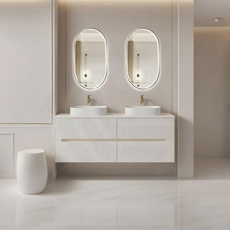Lukka Cabarita 1200mm Modern Wall Hung Vanity PVC Single/Double Bowls Cabinet Variant Colour Available