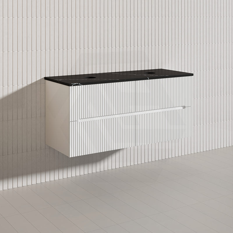 Lukka Cabarita 1200mm Modern Wall Hung Vanity PVC Single/Double Bowls Cabinet Variant Colour Available