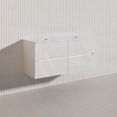 Lukka Cabarita 1200mm Modern Wall Hung Vanity PVC Single/Double Bowls Cabinet Variant Colour Available