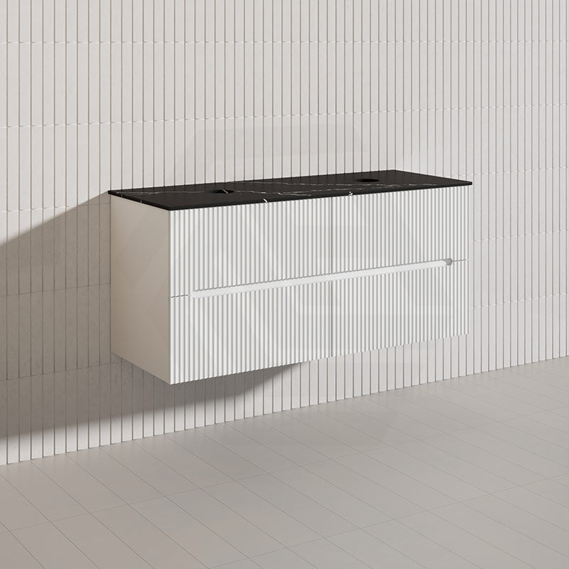 Lukka Cabarita 1200mm Modern Wall Hung Vanity PVC Single/Double Bowls Cabinet Variant Colour Available