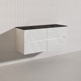 Lukka Cabarita 1200mm Modern Wall Hung Vanity PVC Single/Double Bowls Cabinet Variant Colour Available