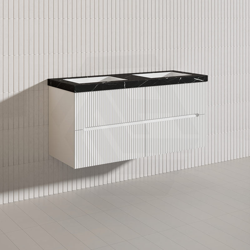 Lukka Cabarita 1200mm Modern Wall Hung Vanity PVC Single/Double Bowls Cabinet Variant Colour Available
