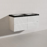 Lukka Cabarita 1200mm Modern Wall Hung Vanity PVC Single/Double Bowls Cabinet Variant Colour Available