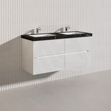 Lukka Cabarita 1200mm Modern Wall Hung Vanity PVC Single/Double Bowls Cabinet Variant Colour Available