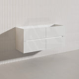 Lukka Cabarita 1200mm Modern Wall Hung Vanity PVC Single/Double Bowls Cabinet Variant Colour Available