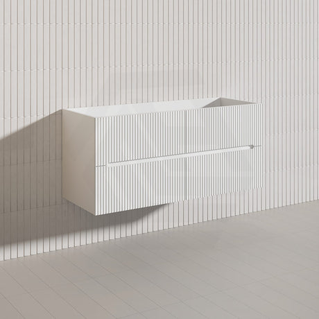 Lukka Cabarita 1200mm Modern Wall Hung Vanity PVC Single/Double Bowls Cabinet Variant Colour Available