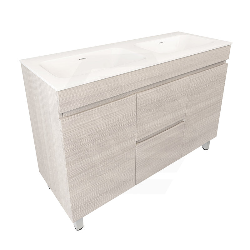 Lukka Camden Modern 1200mm Freestanding Vanity E0 MDF Wood Grain Single/Double Bowls Cabinet In Various Colors