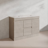 Lukka Camden Modern 1200mm Freestanding Vanity E0 MDF Wood Grain Single/Double Bowls Cabinet In Various Colors