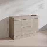 Lukka Camden Modern 1200mm Freestanding Vanity E0 MDF Wood Grain Single/Double Bowls Cabinet In Various Colors