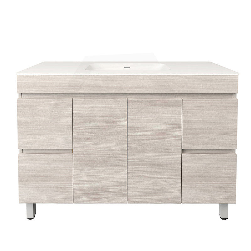 Lukka Camden Modern 1200mm Freestanding Vanity E0 MDF Wood Grain Single/Double Bowls Cabinet In Various Colors