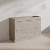 Lukka Camden Modern 1200mm Freestanding Vanity E0 MDF Wood Grain Single/Double Bowls Cabinet In Various Colors