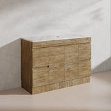 Lukka Camden Modern 1200mm Freestanding Vanity E0 MDF Wood Grain Single/Double Bowls Cabinet In Various Colors