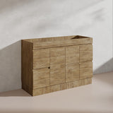 Lukka Camden Modern 1200mm Freestanding Vanity E0 MDF Wood Grain Single/Double Bowls Cabinet In Various Colors