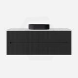 Lukka Cabarita 1500mm Modern Wall Hung Vanity PVC Single/Double Bowls Cabinet Variant Colour Available
