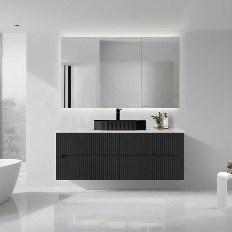 Lukka Cabarita 1500mm Modern Wall Hung Vanity PVC Single/Double Bowls Cabinet Variant Colour Available
