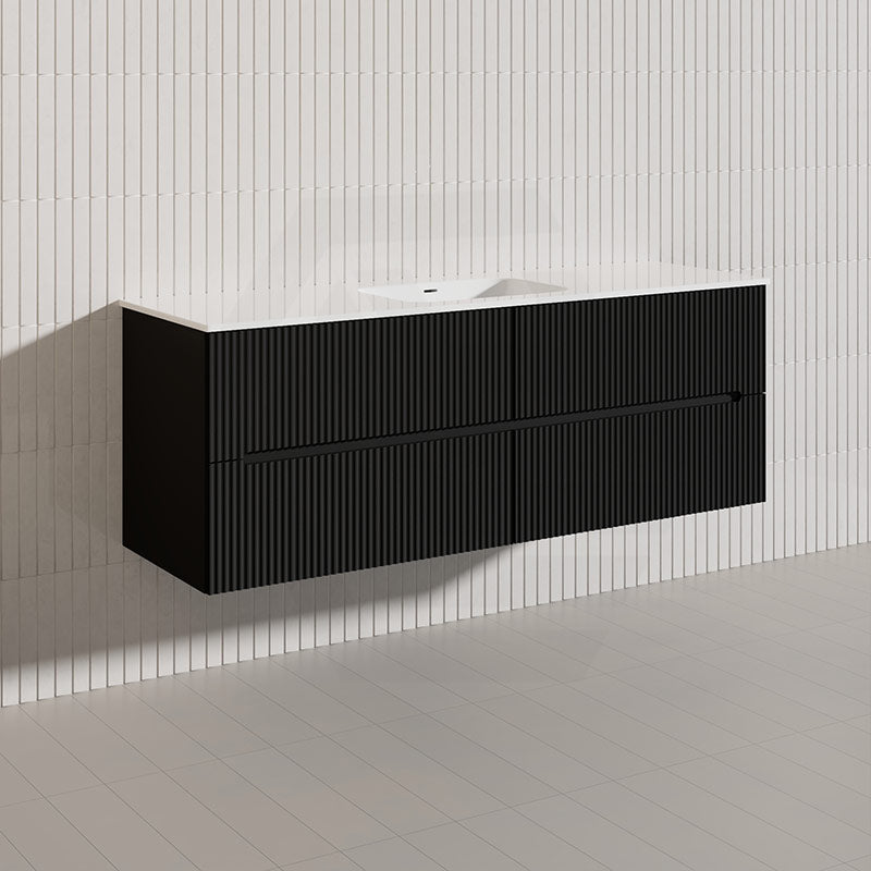 Lukka Cabarita 1500mm Modern Wall Hung Vanity PVC Single/Double Bowls Cabinet Variant Colour Available