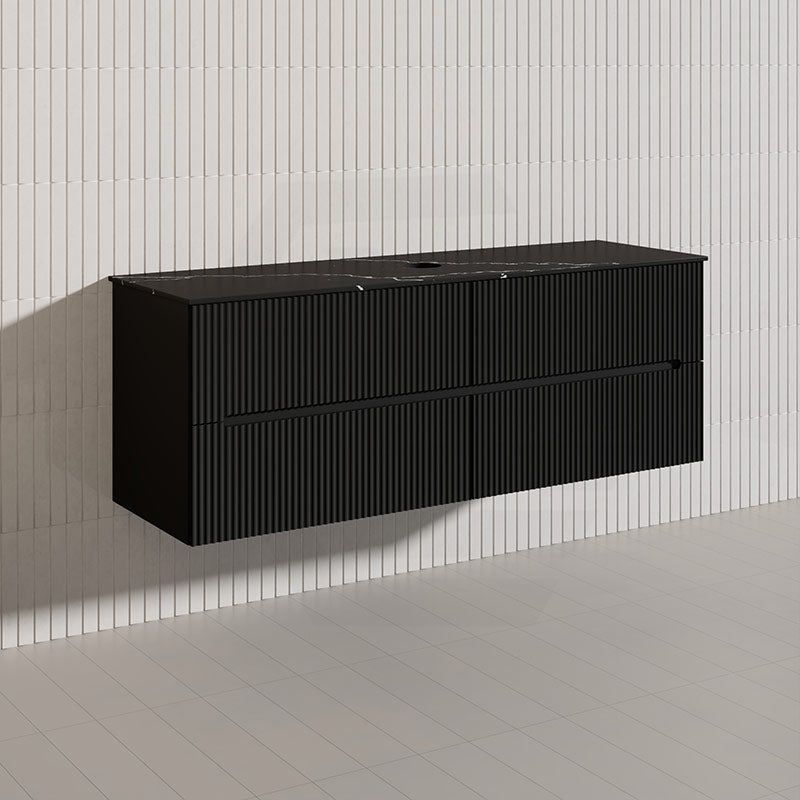 Lukka Cabarita 1500mm Modern Wall Hung Vanity PVC Single/Double Bowls Cabinet Variant Colour Available