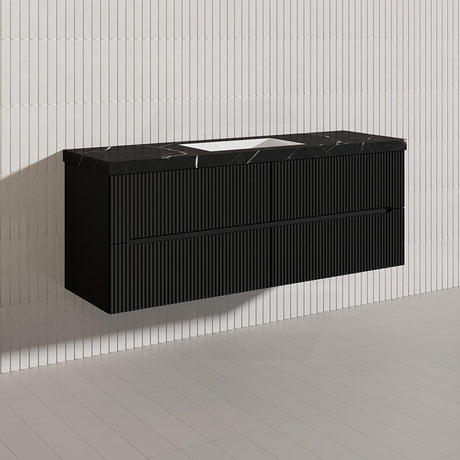 Lukka Cabarita 1500mm Modern Wall Hung Vanity PVC Single/Double Bowls Cabinet Variant Colour Available