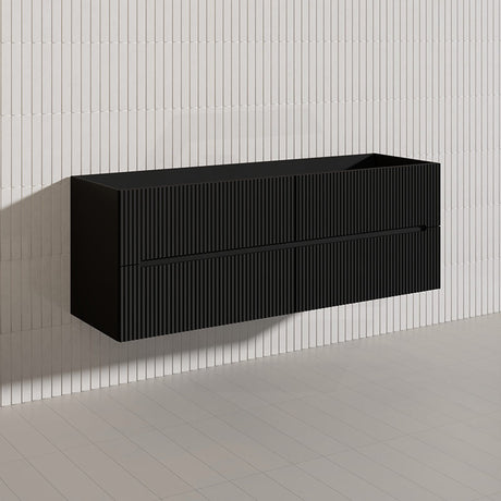Lukka Cabarita 1500mm Modern Wall Hung Vanity PVC Single/Double Bowls Cabinet Variant Colour Available